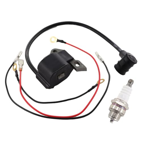 MCHNIC Bobine d'allumage avec bougie d'allumage pour STIHL 021 023 025 MS210 MS230 MS250 tronçonneuse FS160 FS180 FS220 FR220 FS280 FS290 Débroussailleuse...