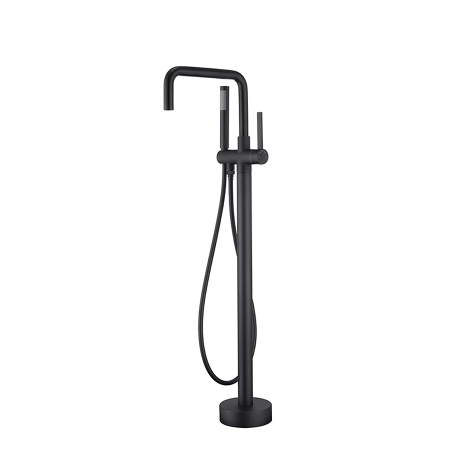 Robinetterie de bain avec douche noire : l'élégance sur pied