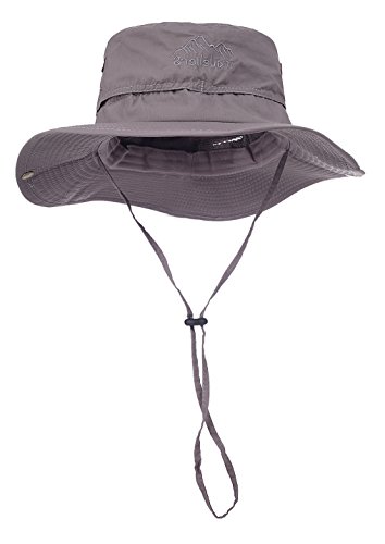 Men with Wide Brim Sun Fishing Bucket Hat