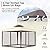 Gazebo, 10x10 Patio Gazebo Waterproof Canopy Tent UV-Resistant 2-Tier Top Sturdy Outdoor Canopy Tent for Camping with Mosquito Netting for Garden Patio Backyard(10FT x 10FT)