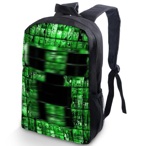 Heartsking Game School Bag 14.5inch Cool Backpack Boys Girls Kids Lightweight School Bag Children Rucksack Casual Travel Bag Adjustable Straps