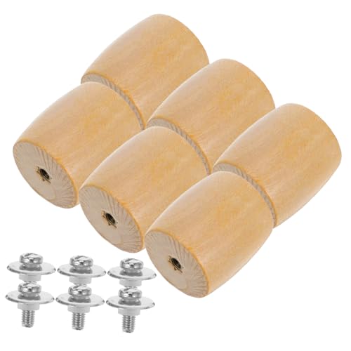 INOOMP 6 Piezas Mango Resistente al Calor de Perillas para Cocinas y Utensilios de Cocina Aislante Térmico y de Limpiar