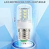 KEI D34L Refrigerator Light Bulb Replacement For Frigidaire Kenmore - LED 3.5W 110V-240V White Light