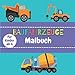 Baufahrzeuge Malbuch für Kinder ab 6: 30 lustige fahrzeuge baumaschinen Illustrationen zum Ausmalen für Kinder von 4-8 Jahren ( lkw, kippern und mehr)