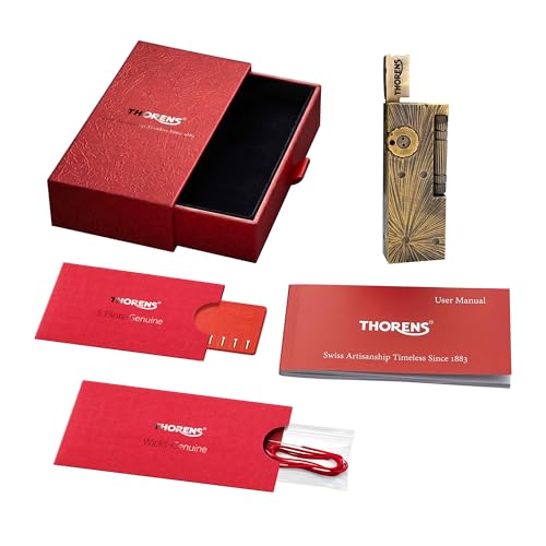 Encendedor clásico THORENS Meteorite Crater en caja de regalo