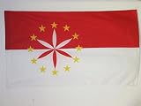 AZ FLAG Flagge ARPITANISCHE 150x90cm - FRANKOPROVENZALISCHE Fahne 90 x 150 cm Scheide für Mast - flaggen Top Qualität