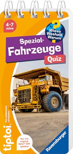 tiptoi Wieso? Weshalb? Warum? Quiz - Spezialfahrzeuge, für Kinder von 4 - 7 Jahren