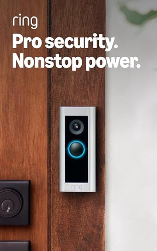 Ring Wired Doorbell Pro (2021 model) – Best-in-class with cutting-edge features (existing doorbell wiring required)