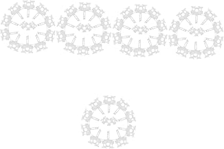 BESPORTBLE Cortina Branca 60 Peças Persianas Acessórios Acessórios Para Cortina Venezianas Brancas Reparar Cortinas Brancas De Plástico