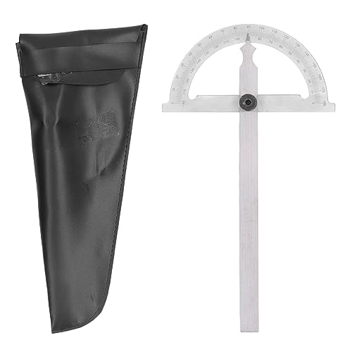 ANKROYU 5.91 × 7.87 in Angle Protractor, Angle Measure Tool, Compact Angle Measuring Ruler, Woodworking Protractor Tool for Engraving Machine