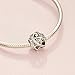 PANDORA Jewelry Sparkling Lines Openwork Cubic Zirconia Charm in Sterling Silver