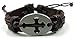 Produktbild Armband Herren Damen Arnbaender braun Jesus Christus Gebets Armband Ichtyhs Kreuz Cross Leather bracelet 4815