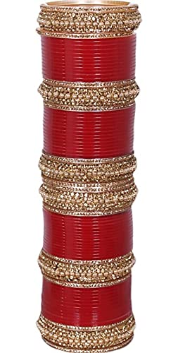 Shanaya Trader's Bridal Dulhan Chuda Set for Girl & Women Set Of 2