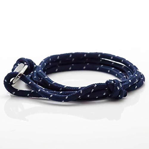 Fashion Gun Black Alloy Shark Tail Hook Colorful Rope Link Bracelet2