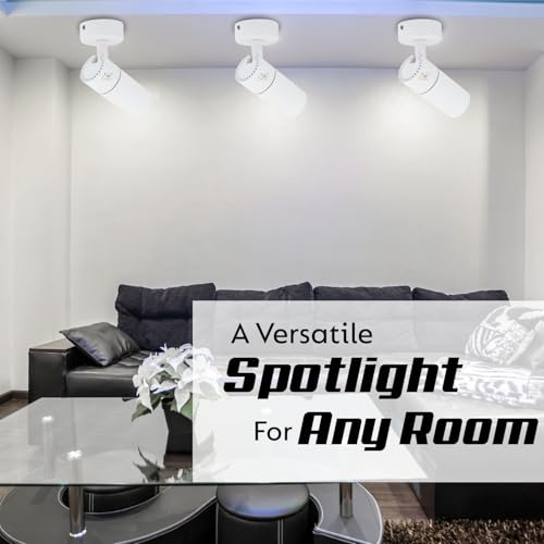 Image of Errol White spot Lights 20 watt Aluminium Focus Light | Adjustable Head Focus Light for wall | spot Lights for Home Ceiling | spot Light (White)