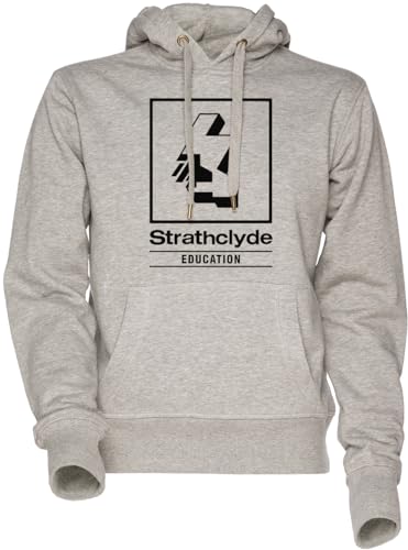 Hoodie Strathclyde gris chaud et confortable en coton contre le froid
