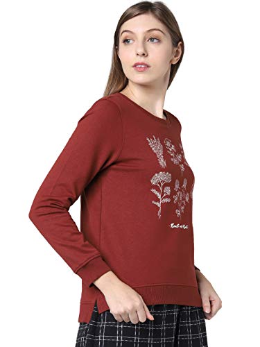 Image of VERO MODA Women's Cotton Round Neck Sweatshirt