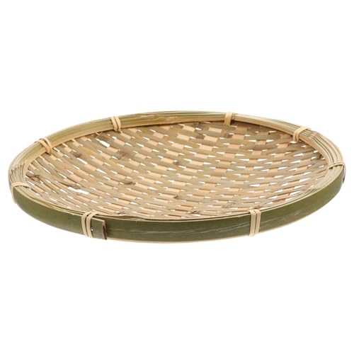 CONGARTENO Storage Basket Home Dessert Basket Vegetable Wash Basket Food Trays Wicker Cutlery Basket Bread Basket Food Deep Basket Food Serving Tray Flat Storage Baskets Serving Basket