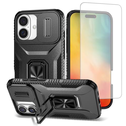 Coque iPhone 16 Plus pour support voiture magnétique avec étui robuste