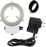 SRR-IW White Adjustable 144 LED Ring Light Illuminator