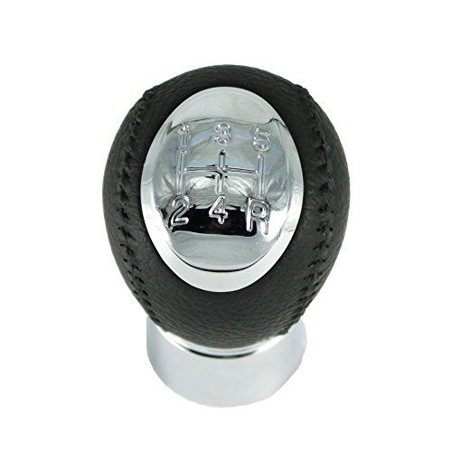kangbeier Manual 5 Speed Gear Shift Knob Cover Chrome Cap for Mazda 3 5 6 323 626 Premacy MPV Rx8