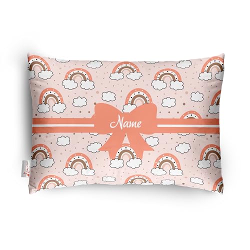 Image of Personalised Premium Baby Pillow - Super Soft Cotton Cushion for Kids (1 Month-5 Years), Cute Cartoon & Animal Prints, Neck Support, Head Shaping Pillow for Baby Sleep & Bedtime Comfort