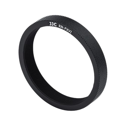JJC Camera Lens Filter Adapter Ring for Fujifilm X100VI X100V X100F X100T X100S X100 X70 Camera- Support 49mm Filter & Original FLCP-49 Lens Cap