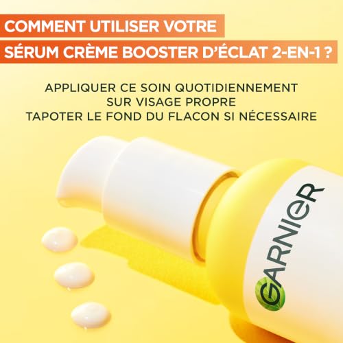 Sérum Visage 2 En 1 Vitamine C Booster D'eclat Garnier Le Flacon De 30ml - vue 3