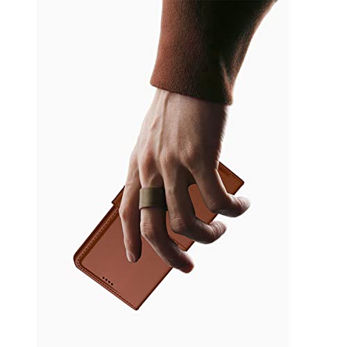 Image of KIVANO Compatible with Apple iPhone 12 Pro Max Flip Cover | Leather Finish | Inside Pockets & Inbuilt Stand | Shockproof Wallet Style Magnetic Closure Back Cover Case