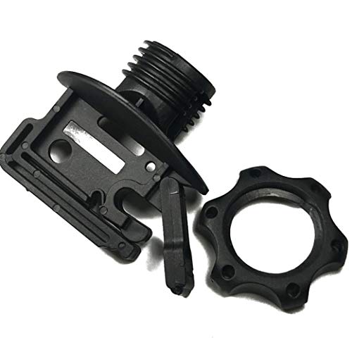 Kuguo Farm Fencing Screw On Round Post Clamping Insulator For Electric Fence Polytape Polyrope And Wires 25P #TOP2