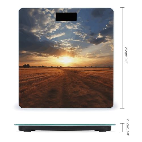 Báscula digital de baño Field Sunrise vidrio templado 26x26 cm miniatura 2