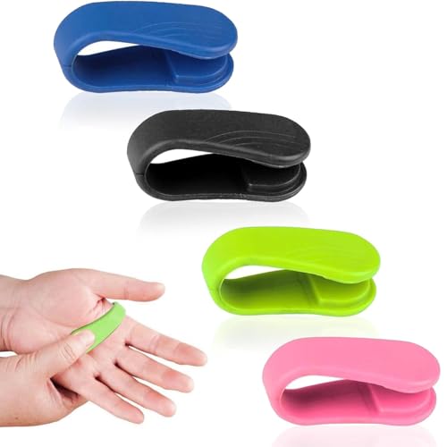 4 pezzi Pinze per digitopressione,Digitopressione,Clip Portatile Per Massaggio Con Digitopression,Aiuto agli attacchi di panico,Pinze da massaggio per mal di testa,Stress,Ansia,Tensione,Portatile.