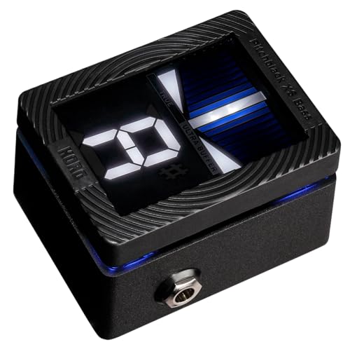 Image of Korg Pitchblack XS Compact Chromatic Bass Guitar Pedal Tuner w / Four Display Modes and High Visibility Display (PBXSBASS)