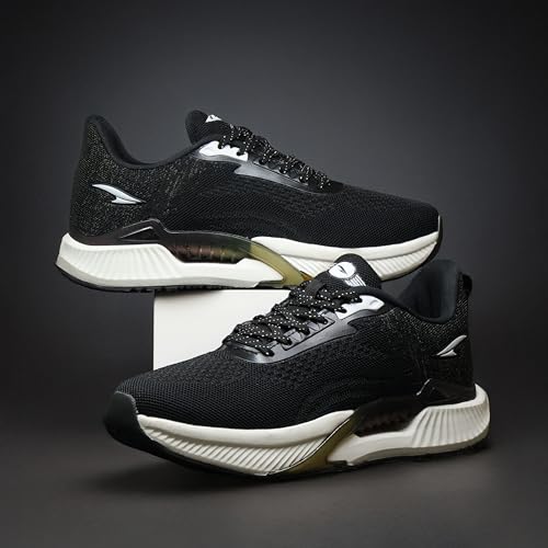 Image of ASIAN Powerplay-23 Men's Running Shoes | Lightweight Sports Sneakers with Soft Cushion Sole | Breathable Knit Upper | Ideal for Gym, Walking, Jogging, Training