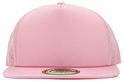 Image of KBETHOS Classic 5 Panel Foam Front Trucker Mesh Cap with Adjustable Snapback
