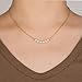 KEYUN Pearl Choker Necklaces for Women 18K Gold Plated Imitation Pearl Charm Necklace Simple Fashion Everyday Gold Jewelry for Women Six-Gold