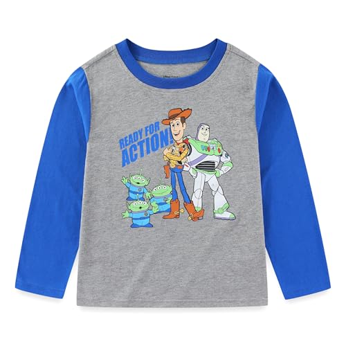 Image of Disney Toy Story Boys Long Sleeve Shirt and Pants 2 Pc Set for Little Kids