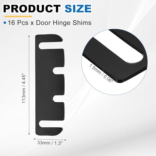 Kit de réparation de charnière réglable uxcell en PVC de 0,2 cm