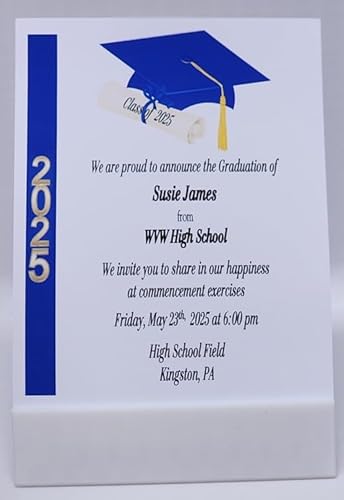 Personalized Graduation Commencement Invitation (gradcom803)