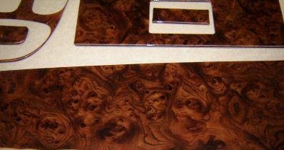 Saab 9.3 9-3 93 9 3 Interno Legno del Burl Dash