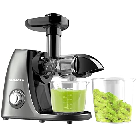 AUMATE Slow Juicer Entsafter, Gemüse und Obst Testsieger Profi Entsafter Cover