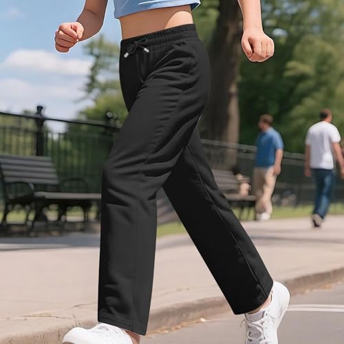 Sweatpants Girls Childrens Casual Sports Trendy Drawstring Jogger Pants Lightweight Sweatpants for 3-13years3