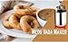 Stainless Steel Meddu Vada Maker – Perfectly Shaped and Crispy Vadas & Donuts – Easy-to-Use Machine for Homemade Meddu Vadas and Donuts (Stainless Steel)