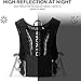 INOXTO Hydration Vest Backpack,Lightweight Water Running Vest Pack with 1.5L Water Bladder Bag Daypack for Hiking Trail Running Cycling Race Marathon for Women Men