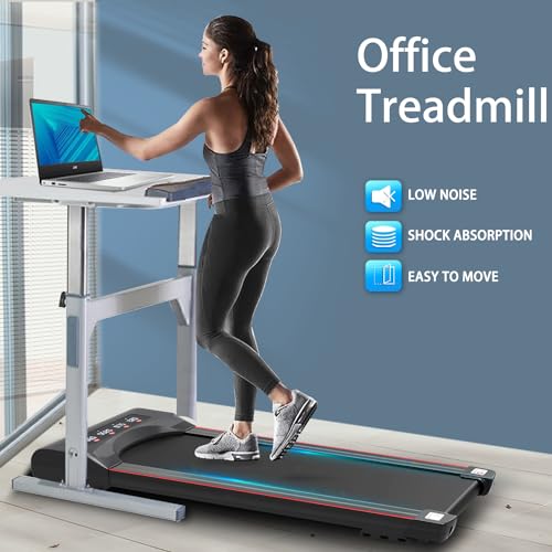 Image of GOWE Under Desk Treadmill Machine 300 LB Capacity Walking Pad for Home Office