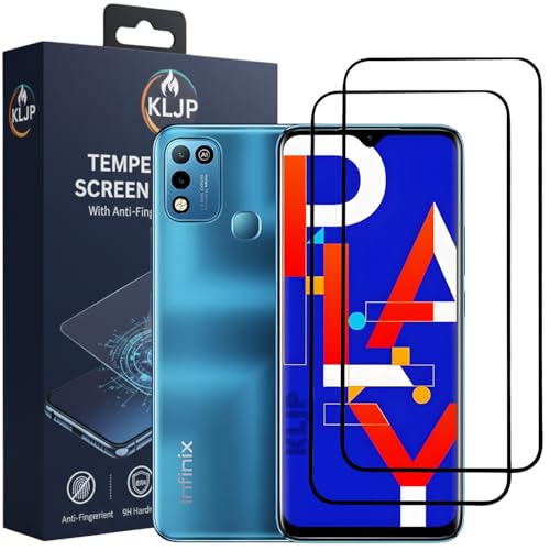 Image of Military-Grade Gorilla Tempered Glass For Infinix Hot 10 Play With Installation Kit | Edge to Edge Coverage | Black (Pack Of 2)