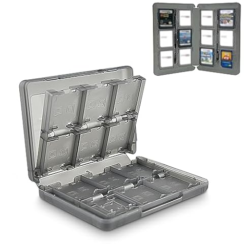 Etui na karty 3DS Game Holder, etui na karty 28 w 1 Kompatybilne z Nintendo NEW 3DS/NEW 3DS XL/3DS/3DS XL/DSi/DSi XL/DS/NEW 2DS/NEW 2DS XL/2DS/2DS XL Przechowywanie wkładów Skrzynka(black)