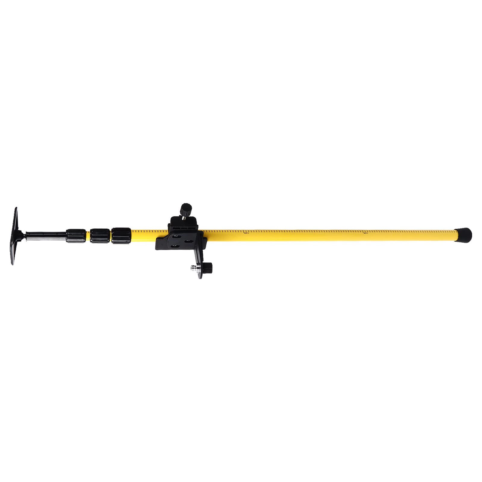 Perche télescopique de nivellement, Filetage Standard Perche télescopique rotative en Alliage d'aluminium Facile à Fixer avec Table élévatrice pour Lasers rotatifs et à Lignes