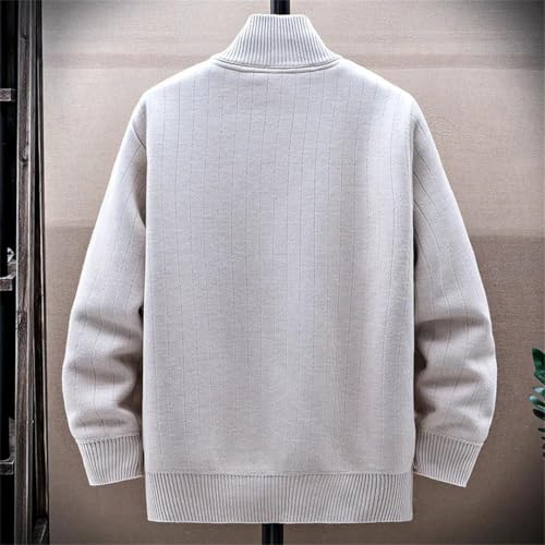 Cardigan d'hiver pour homme Kelsiop avec col montant et fermeture éclair - 2