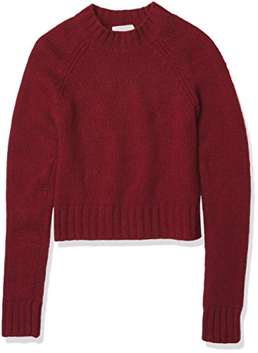 Vince Women's Cashmere Mock Neck Pullover, Rose Umber, Extra Small